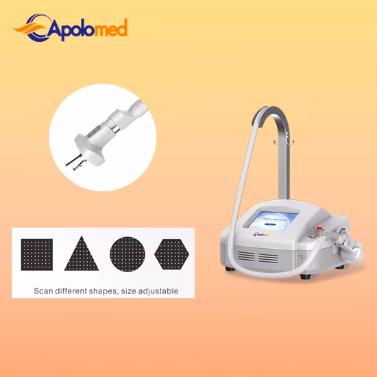 No Bleeding 0.06~8ms/DOT Pulse Width Skin Laser 1550nm Erbium Fiber Laser Beauty Device for Acne Removal