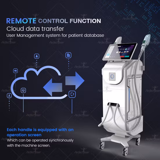 2022 IPL 2 in 1 Handpieces IPL Opt Hair Removal Machine Opt Beauty Device with High Quality