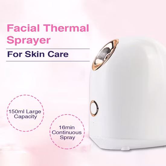 Portable Mini Custom Ionic 150ml Nano Mist Sprayer Ozone Professional Machine SPA Face Facial Steamer