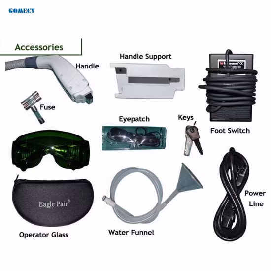 2 in 1 Function 755nm 808nm 1064nm Hair Removal Laser and Laser Tattoo Remover Beauty Device